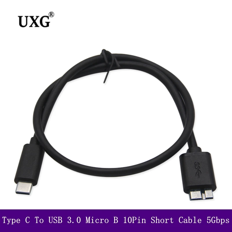 USB 3.1 Type-C to USB 3.0 Micro B Cable Connector For Hard Drive Smart phone Cell Phone PC
