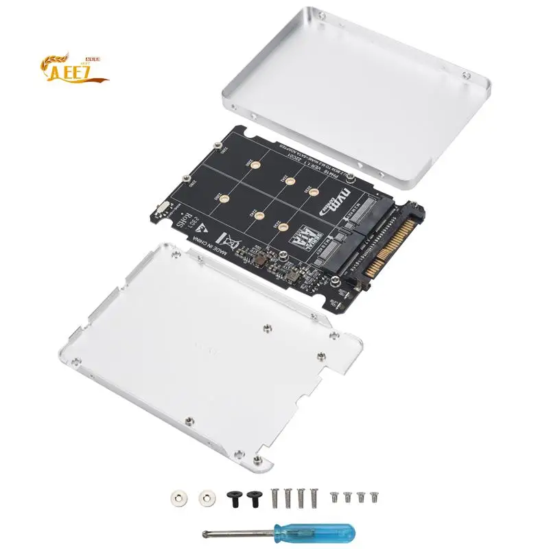 

Адаптер AEE7-M.2 SSD-U.2 2в1 M.2 Nvme и SATA-Bus NGFF SSD-адаптер PCI-E U.2 SFF-8639 Конвертер Pcie M2