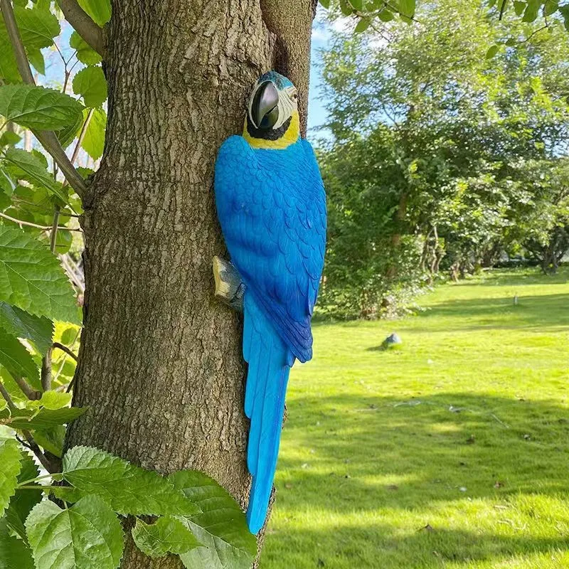 

Статуя попугая из смолы: домашний/наружный декор, подходит для гостиной, кухни или балкона