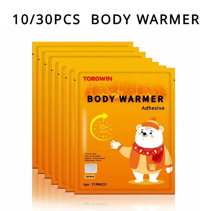 일회용 웜 스틱, 자체 발열 방한, 겨울 야외 보온 복부 보온 패치, 따뜻한 바디 패치, 10 개, 30 개