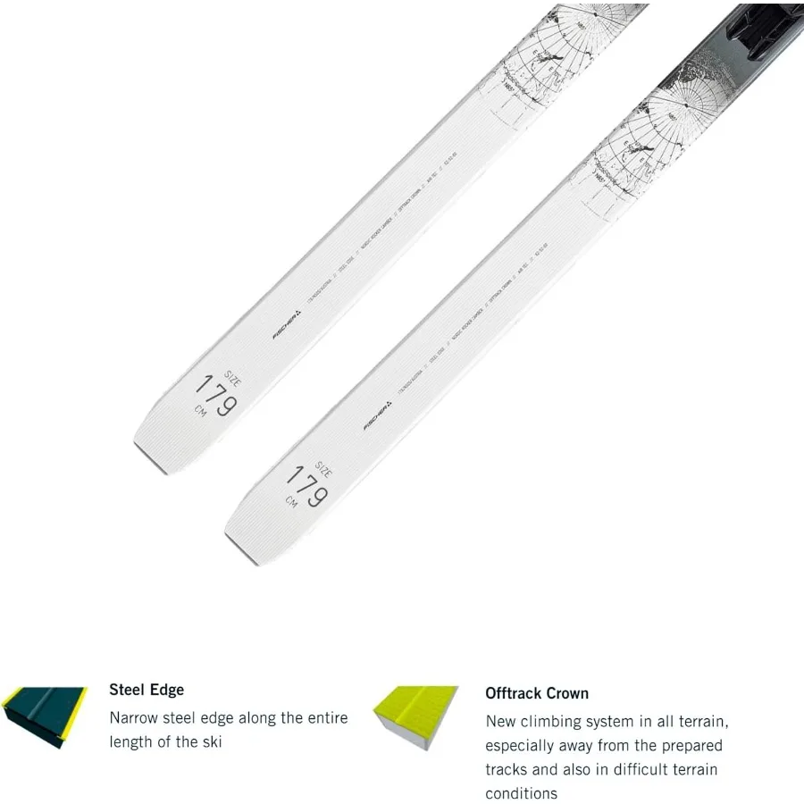 للجنسين سبايدر 62 كراون إسترااليت مسطح خفيف الوزن متين ومستقر لجميع التضاريس خارج المسار جبل خلفي نورديك بجولة شتوية #5