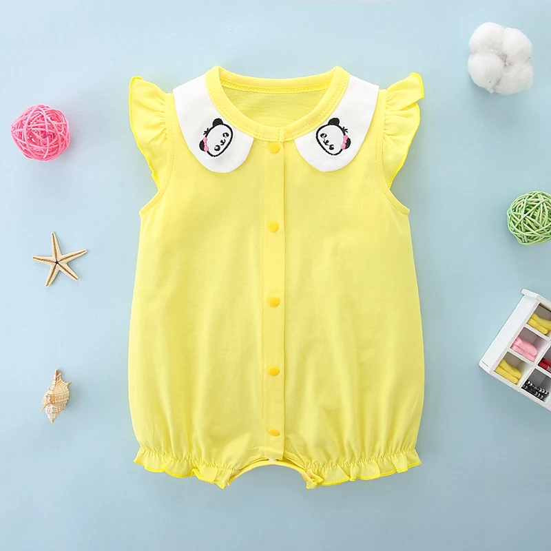 Newborn clothes summer cute baby girl baby summer clothes thin section 0 to 3 months infant clothes