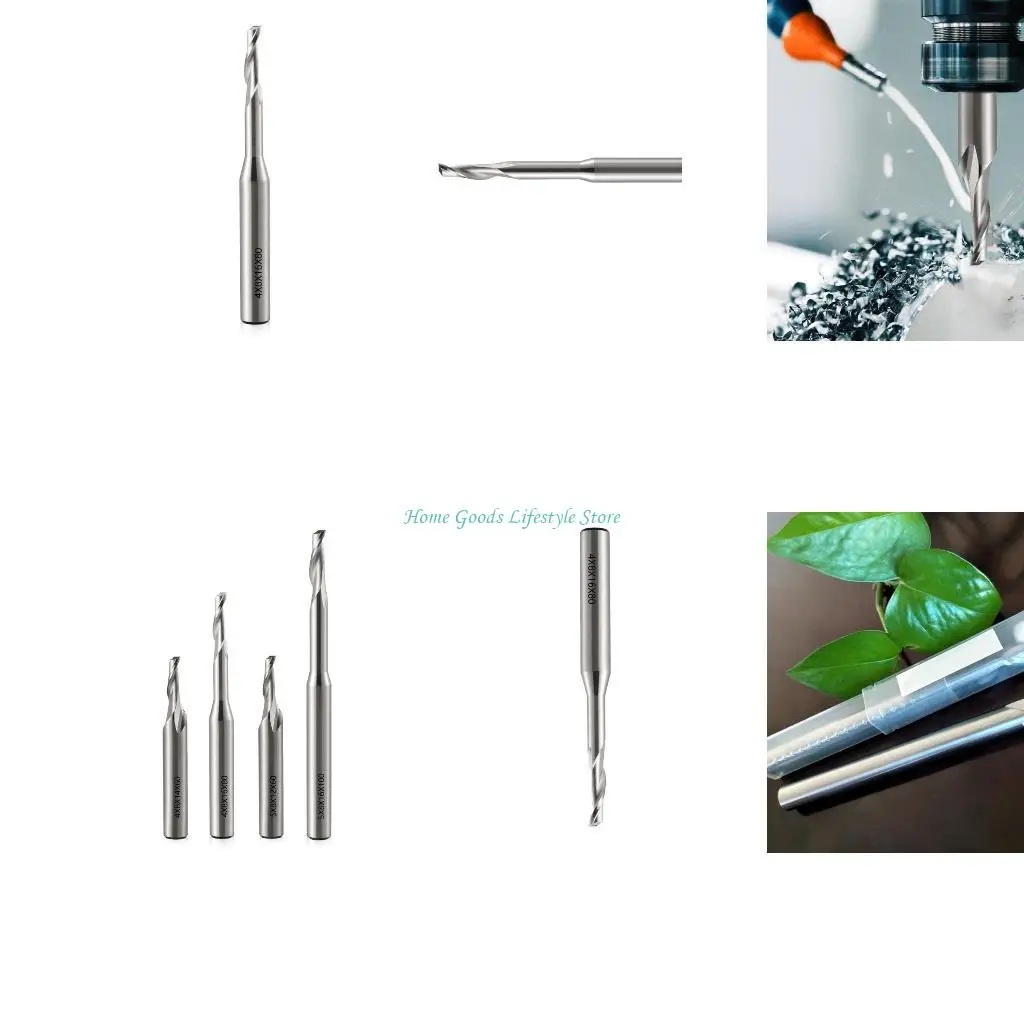 

E74E Durability Milling Tool Single Flute End Mill for Aluminum Router Application