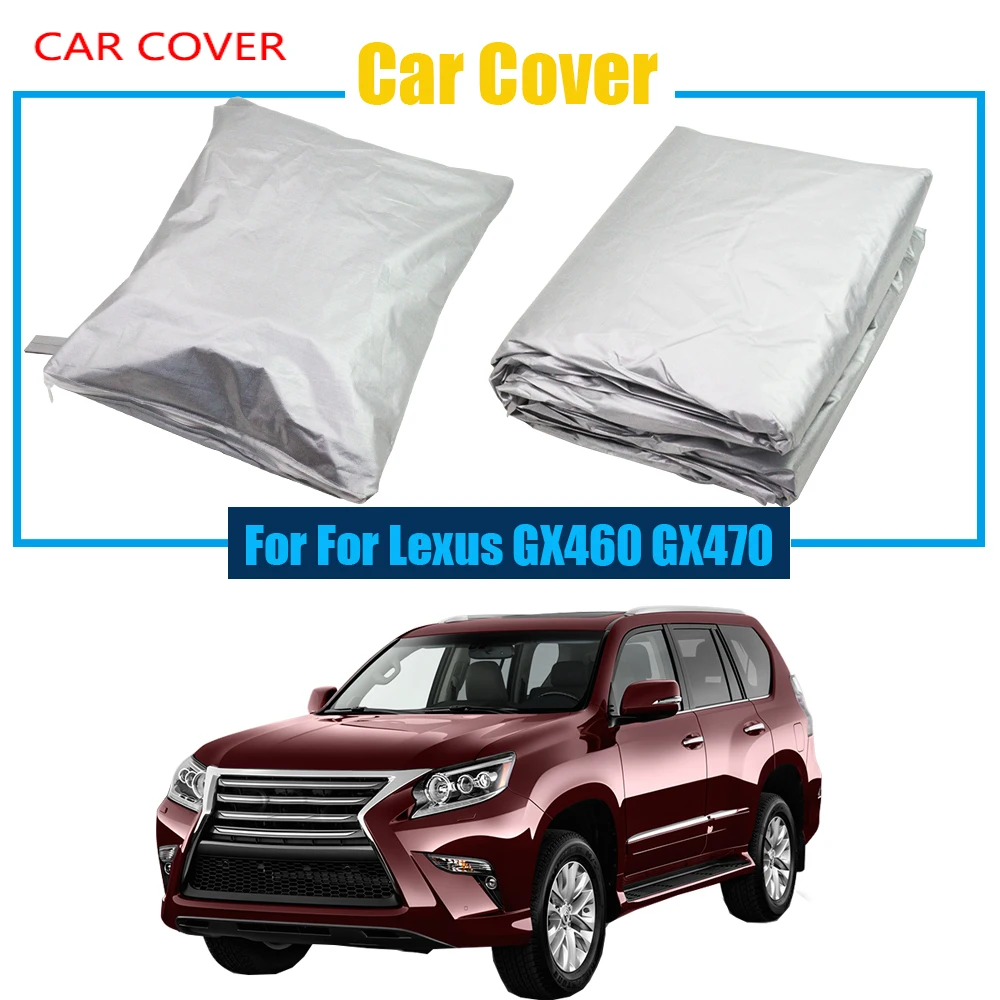 

Полный автомобильный чехол, солнцезащитный козырек, защита от УФ-лучей, снега, дождя, солнцезащитный чехол для Lexus GX Series GX460 GX470