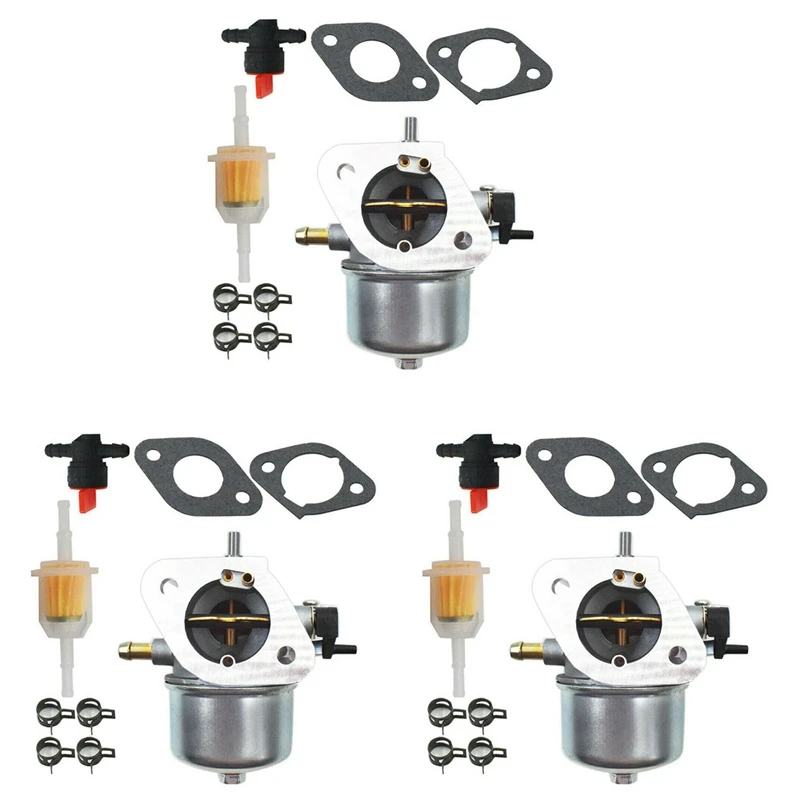 

3X Carburetor For Kawasaki FH430V FS481V Engine 15003-7047 15003-7061 Lawn Mower