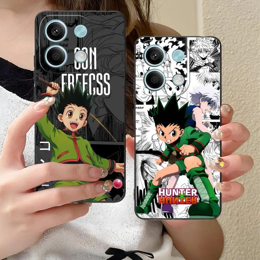 حافظة هاتف محمول من Hunter Gon لهاتف Xiaomi Redmi Note 14 13 12 11 S Pro Plus 4G 5G غطاء طباعة ملون غطاء فاخر جميل #1