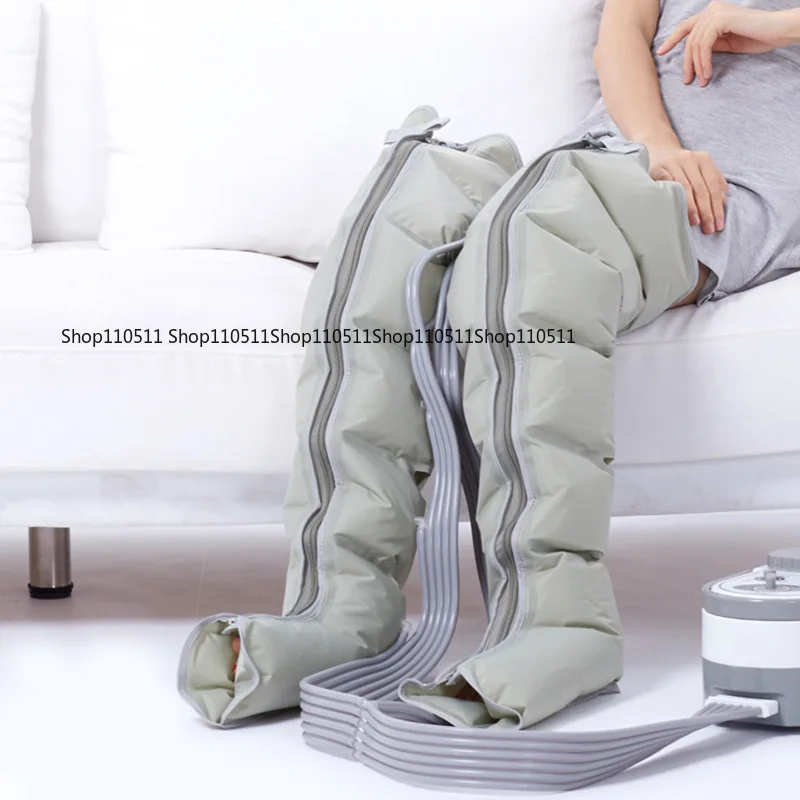 Electric Breathable Air Compression Massager Circulation Pressure Power Legs Massager Arm Cuff Elderly 4 Loop Kneading