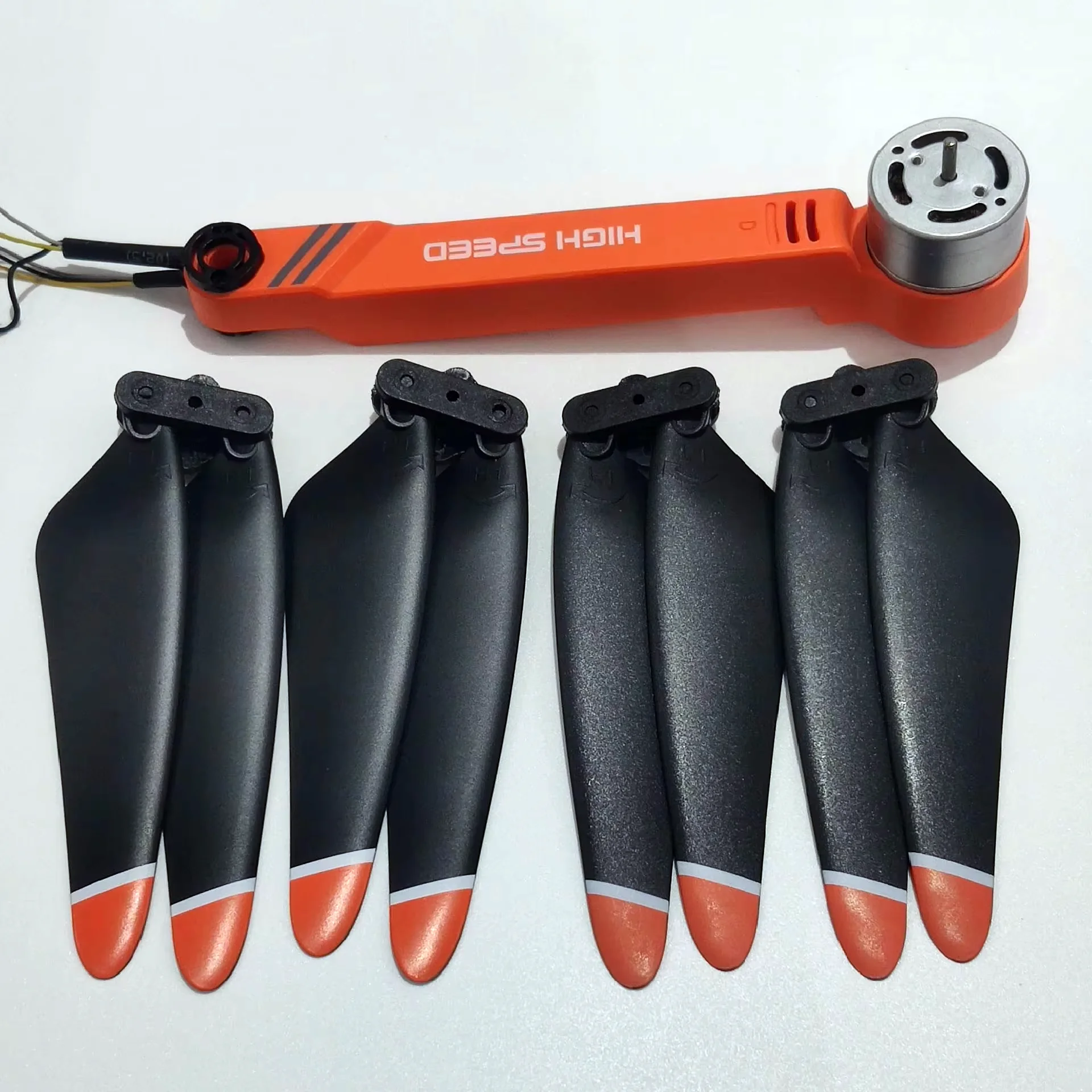 Brazo de Motor original JJRC X17 con Motor sin escobillas para Dron RC X17 brazo trasero delantero para evitar obstáculos brazo A/B/C/D con hoja