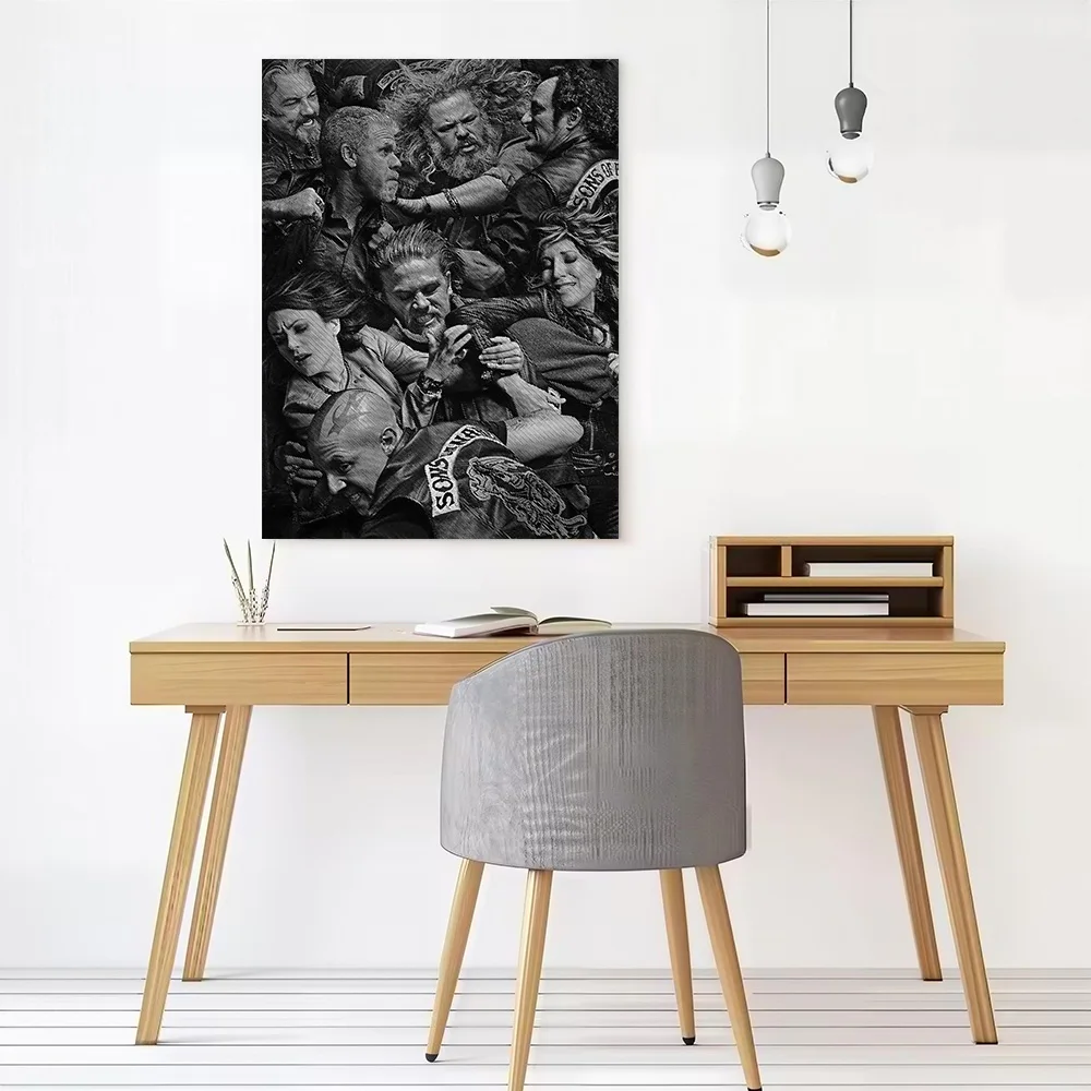 Sons of Anarchy Poster Canvas Wall Art Personalized Print Modern Painting Perfect Gift for Decoration Living Room Wand Deko Home