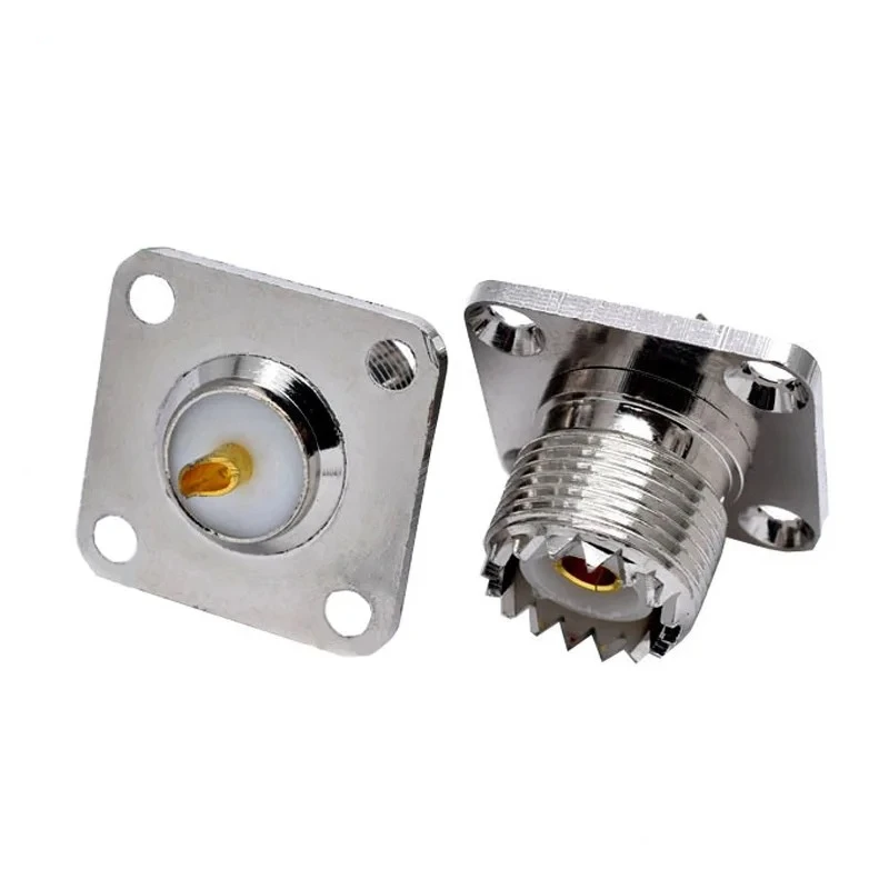 

SL16-KFD (M Female UHF-KF Female) UHF Female Flange Square Plate Type Panel Mount Connector