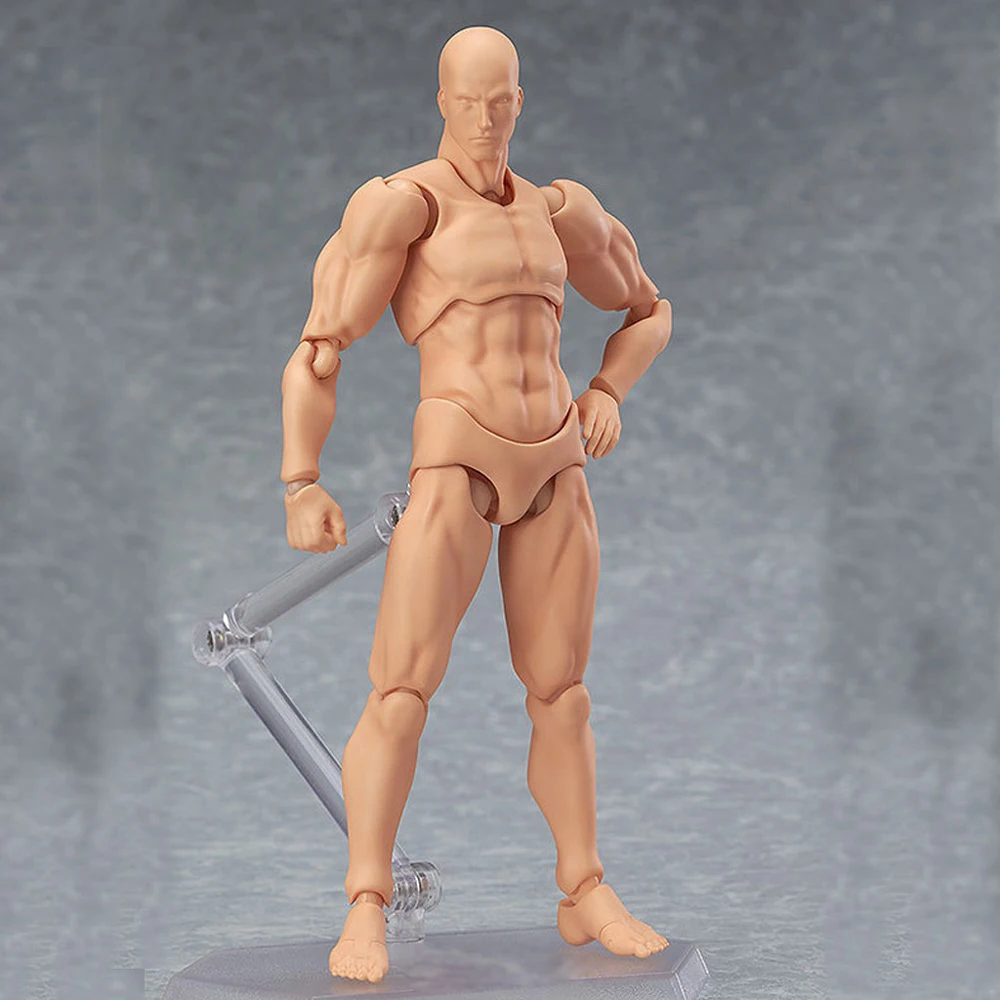 มังงะศิลปินการ์ตูนสําหรับศิลปิน Man และ Woman Action ของเล่นมนุษย์ Mannequin Drawing Figures Action Figure