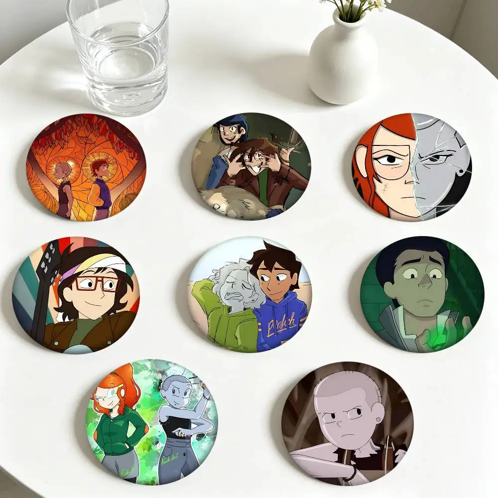 Les badges ronds Anime I-Infinity Train peuvent être utilisés pour décorer les vêtements et les épingles de sac à dos.