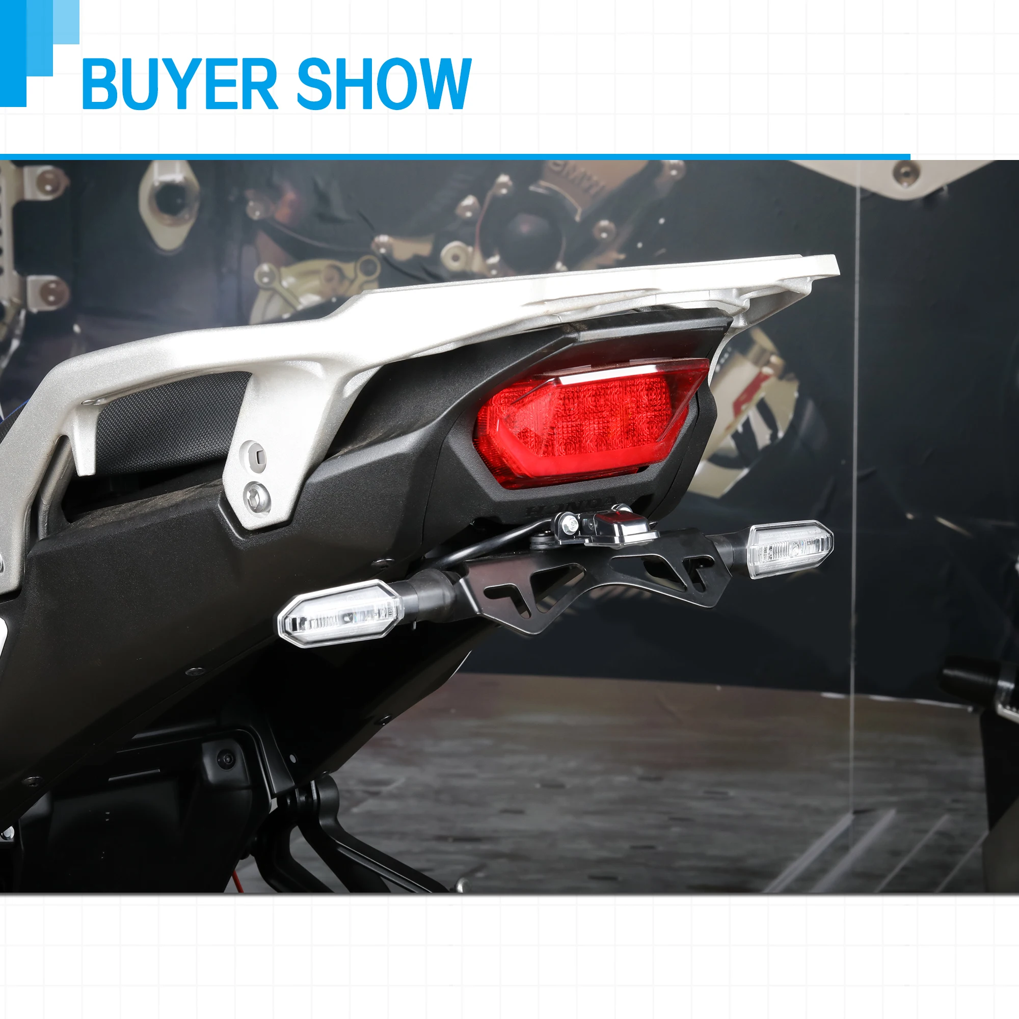 License Plate Holder For Honda CRF1100L Africa Twin CRF 1100 L Africa Twin ES 2020-2024 Motorcycle Tail Tidy Fender