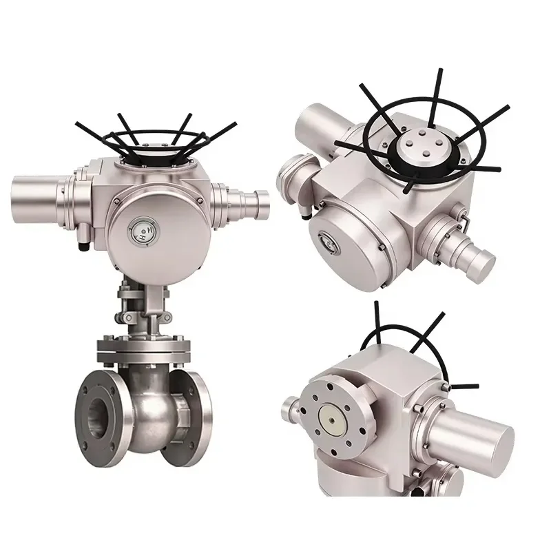Multi Turn 360 Degree Electric Gate Valve Actuator Short-time SPDT LIMIT SWITCHES 1/3 Phase in Water Treatment