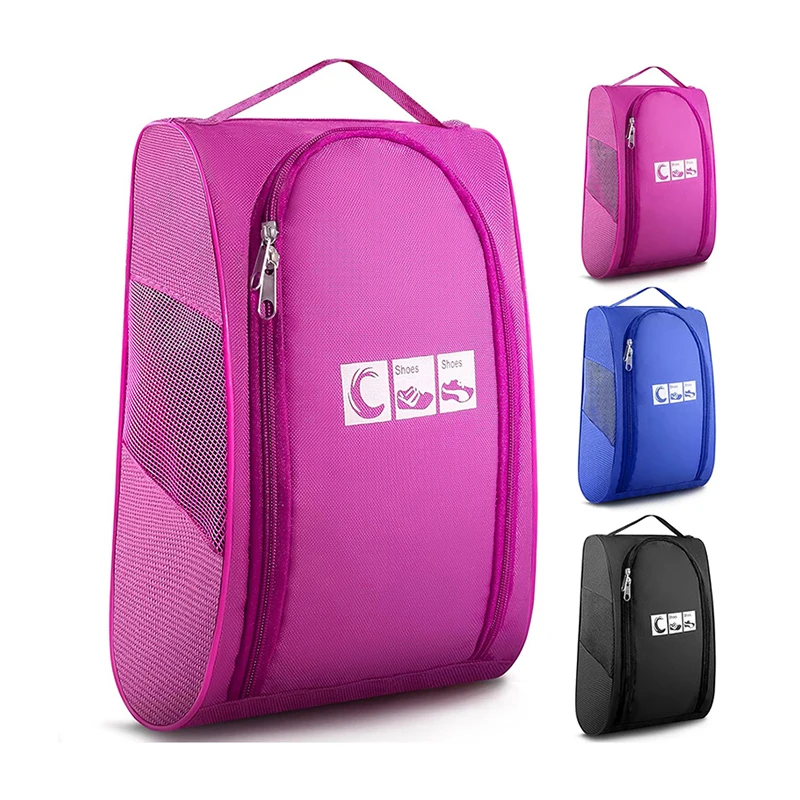 Golf Shoe Bag Shoe Bag Men's And Women's Ultra Lightweight Portable Travel Storage Bag Breathable Mesh Shoe Bag Handbag