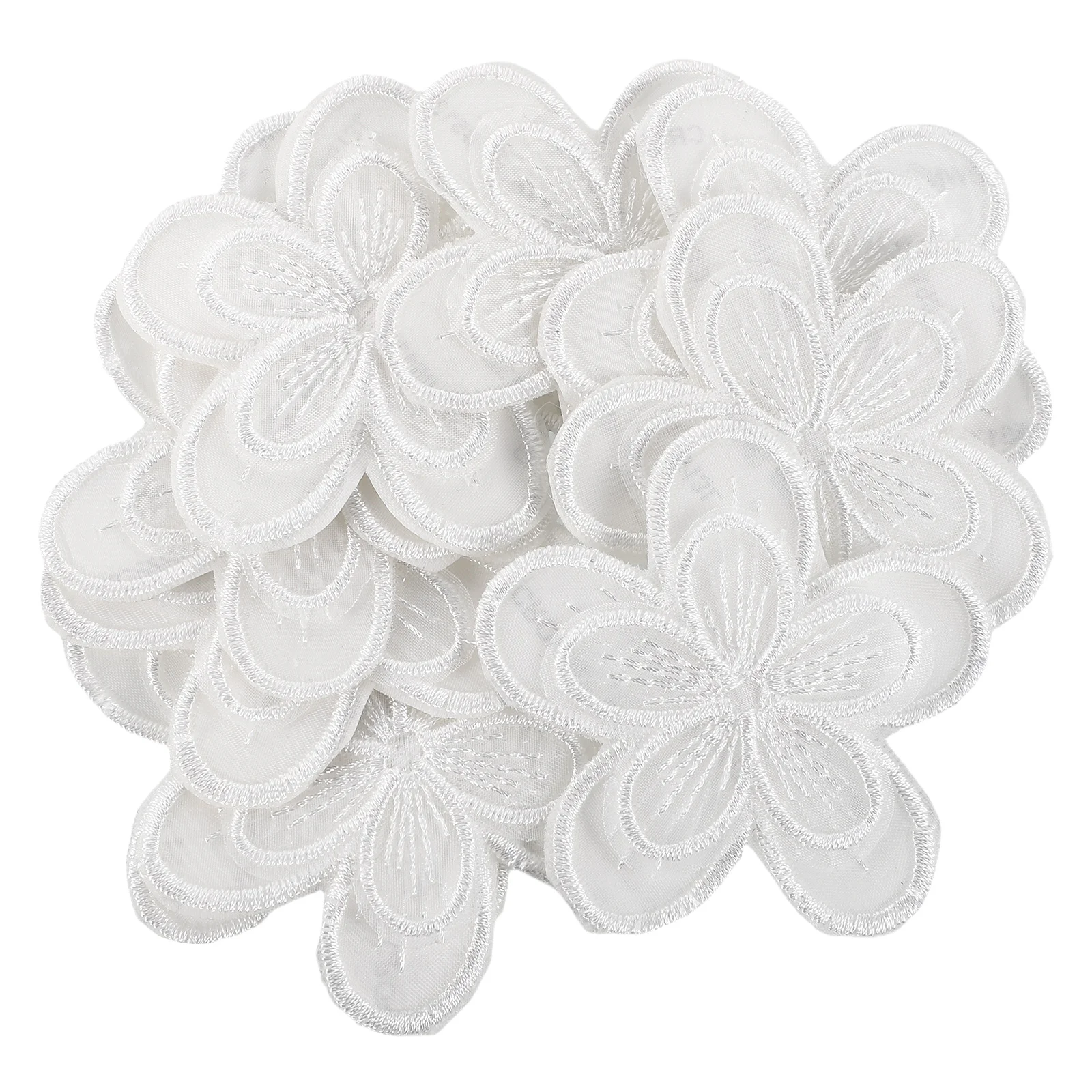 

10 шт., кружевная тюлевая нашивка на юбку, милые нашивки, ткань с вышивкой, декоративные пришивные аппликации