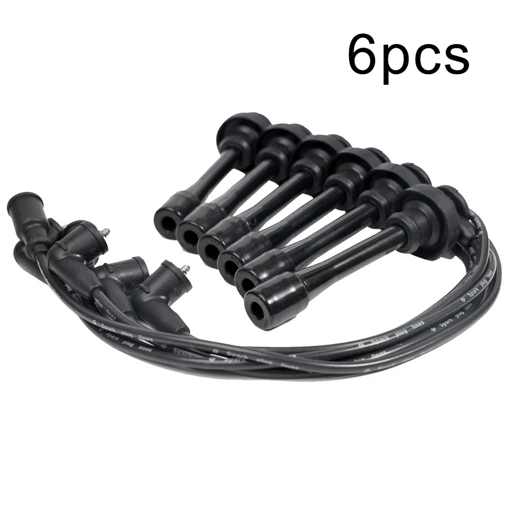 

Набор проводов зажигания, 6 шт., совместимый с моделями двигателей Mitsubishi для Pajero для Montero II III Sport KA9T KB9T K96W K99W