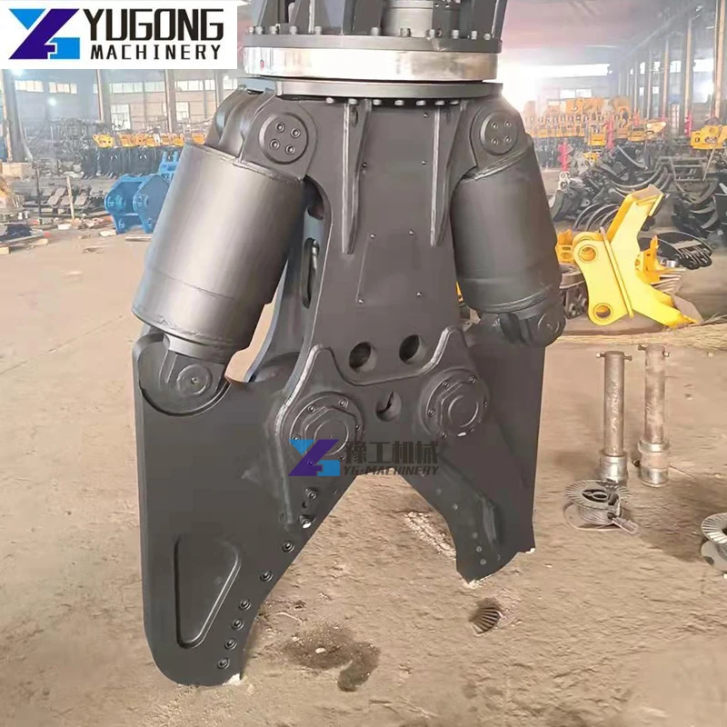 Heavy Duty Hydraulic Metal Shearing Cutting Machine Leveling Thickness 8mm Hydraulic Steel Sheet Cutting Excavator Attachment