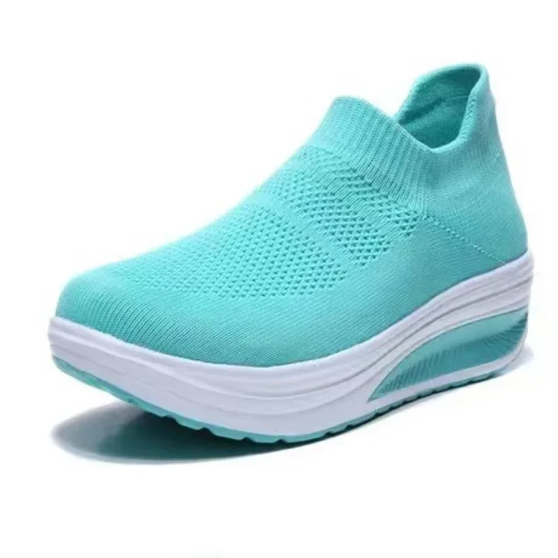 

Super Light Comfortable Shoes 2025 Female Mesh Breathable Sneaker Plataforma Mujer Women Shoes Summer Weave Sneakers