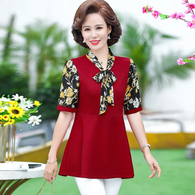 2023 Spring and Autumn New Slim Underlay Fashion Versatile Scarf Collar Long Sleeves Printing Young Basic Casual Comfortable Top image 3