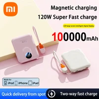 Xiaomi banco de energía magnético 100000mAh