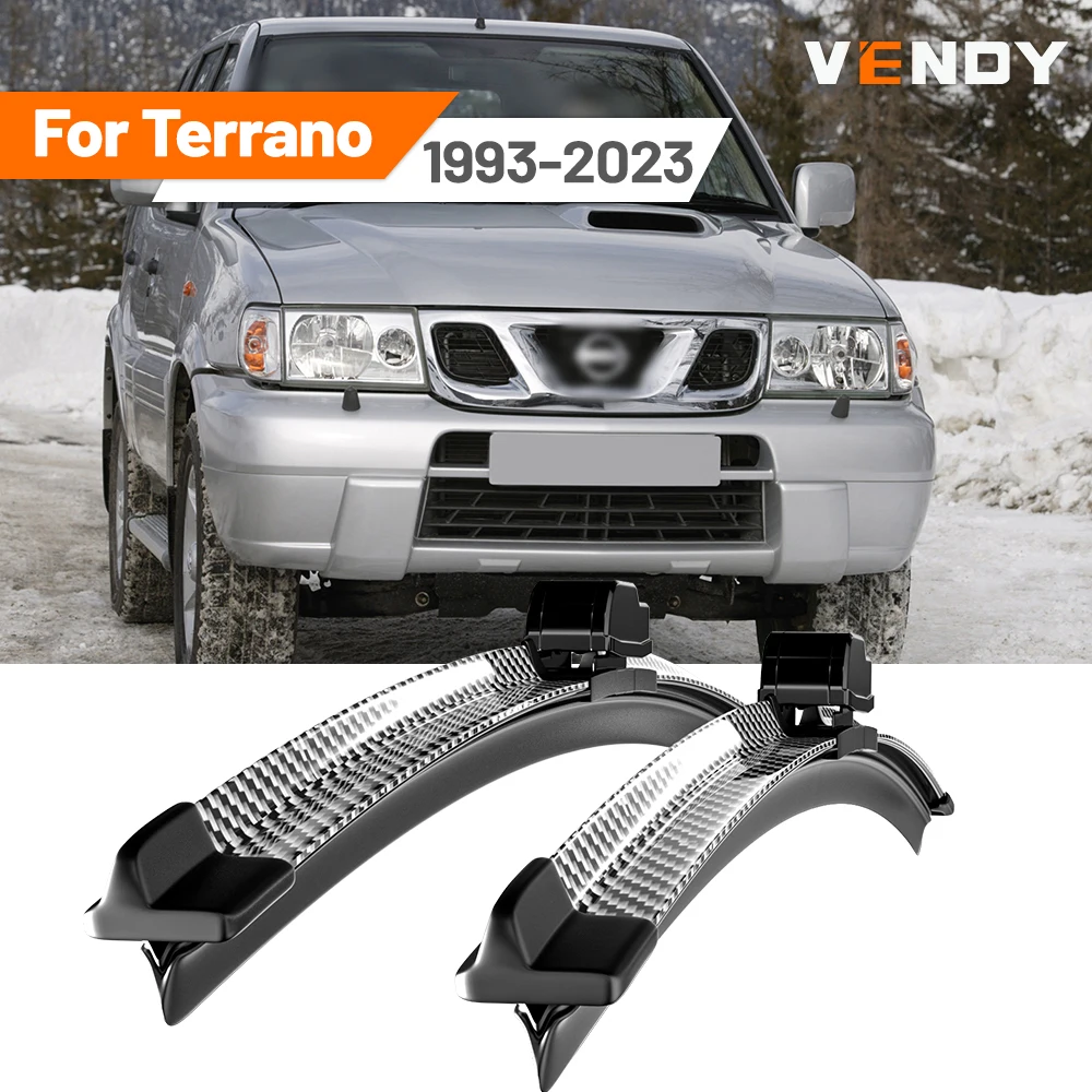 

For Nissan Terrano R20 R50 D10 1993-2023 2007 2011 2012 2016 2017 2018 2019 2pcs Front Windshield Wiper Blades Windscreen Wipers