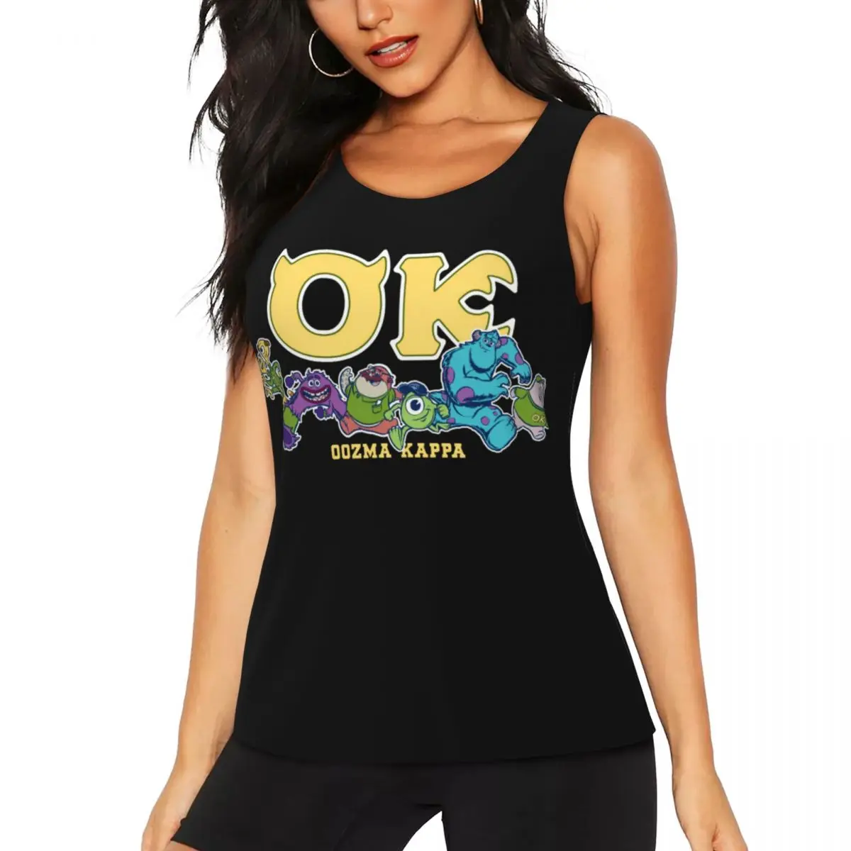 

Custom OOZMA KAPPA Monsters University Yoga Shirt Women's Workout Gym Tank Tops