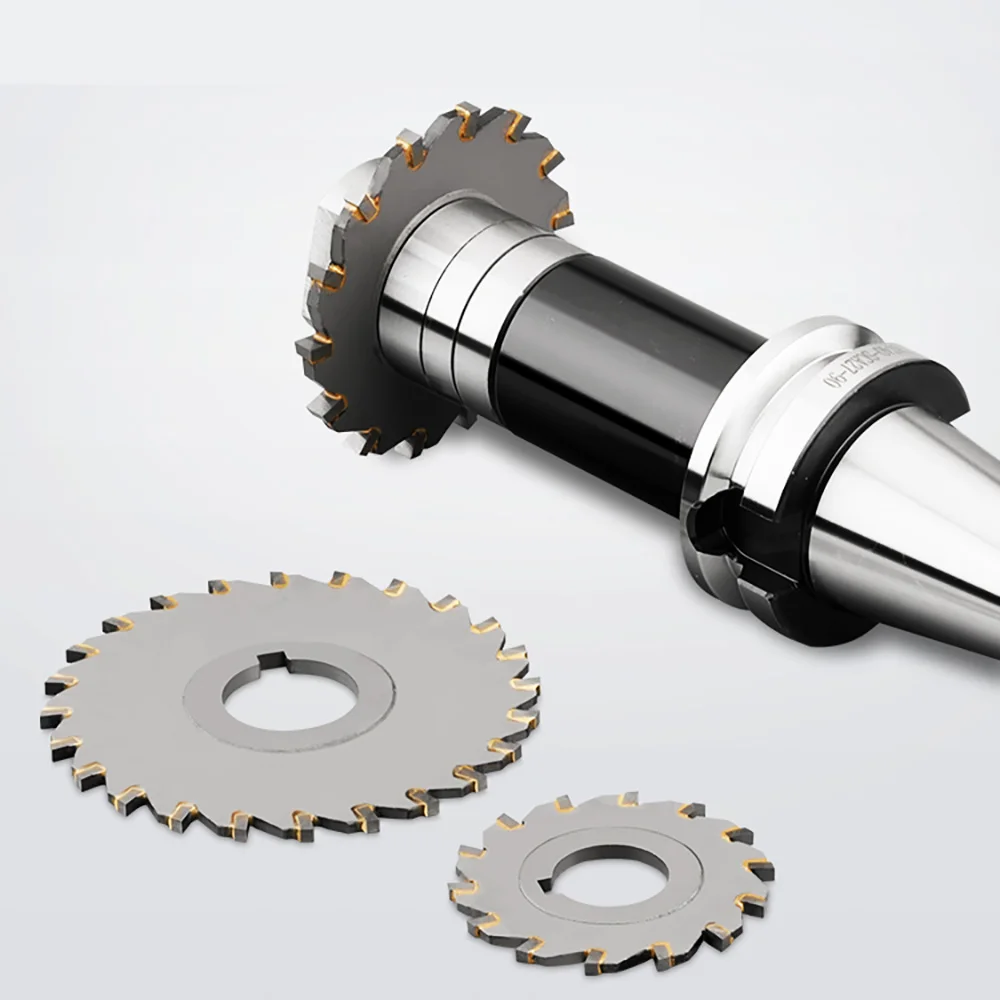 Carbide Gear Fresadora Tungsten Steel Disco de Corte Cortadores Cnc Center Usinagem Ferramentas Grau Bore 22 mm 27 mm 32 mm