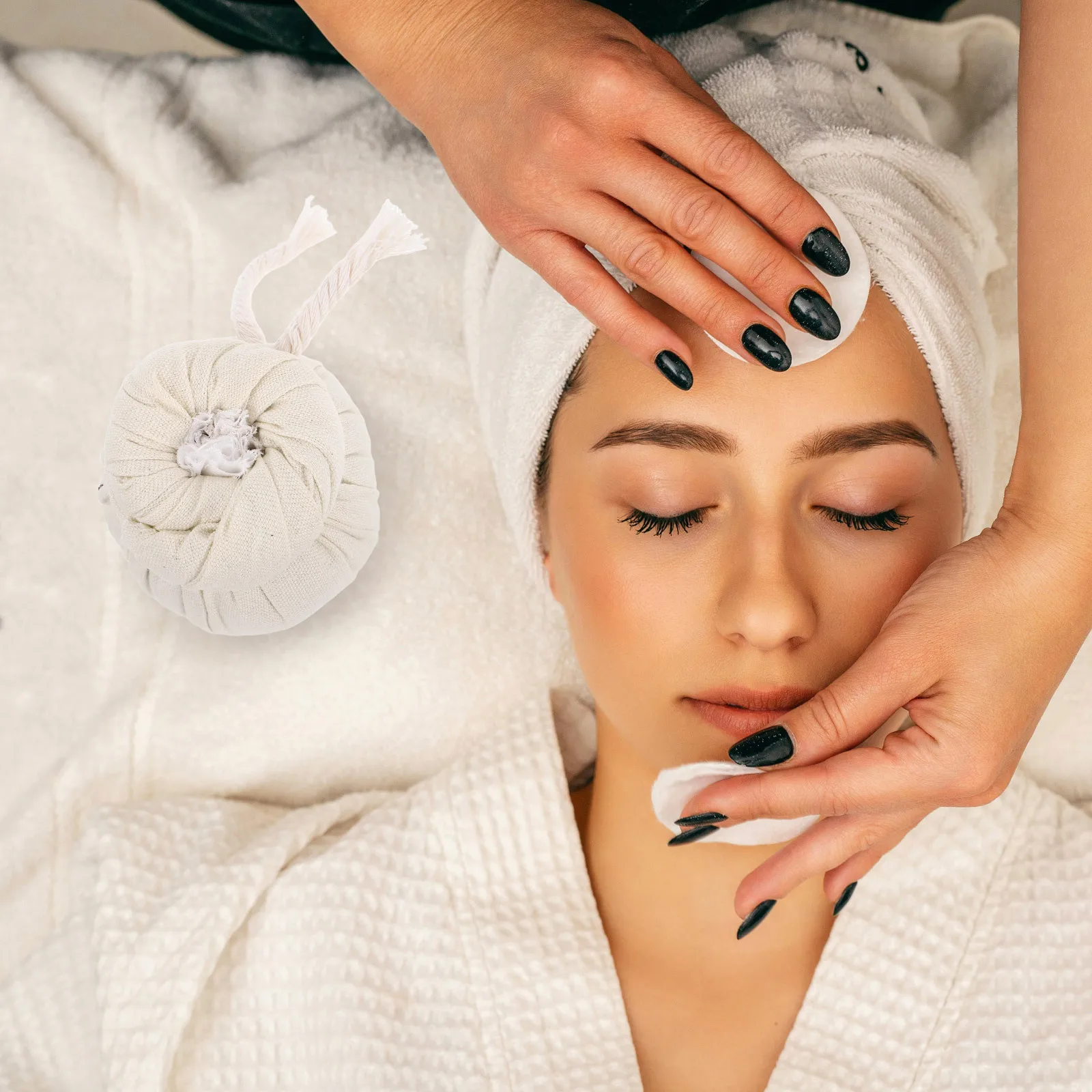 

Compress Ball for Home Spa Foot and Back Pain Relief Warm Aroma Therapy Massager Relaxation Muscle Recovery