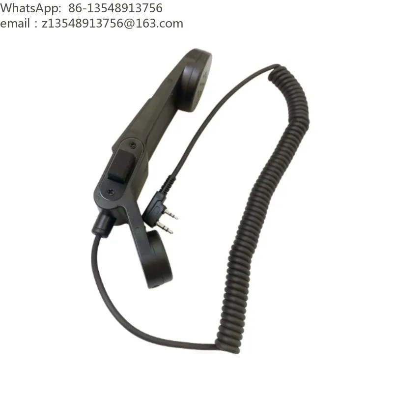 H250 PTT Handset Accessory K Plug Walkie Talkie Hand Microphone for UV5R UV82 Two Way Radio