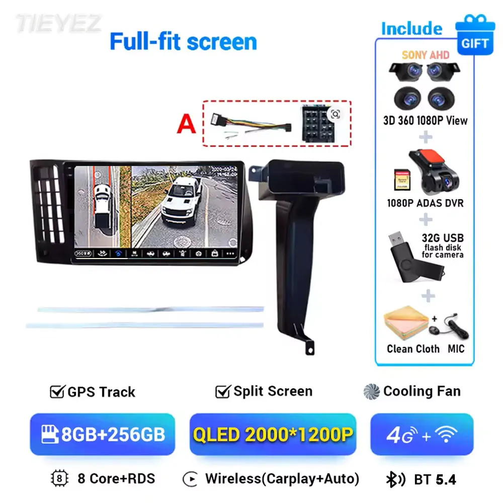 Android 15 voor VW Volkswagen Golf 3 1992-1993 2K Carplay autoradio multimediaspeler navigatie stereo GPS 4G WIFI BT DSP