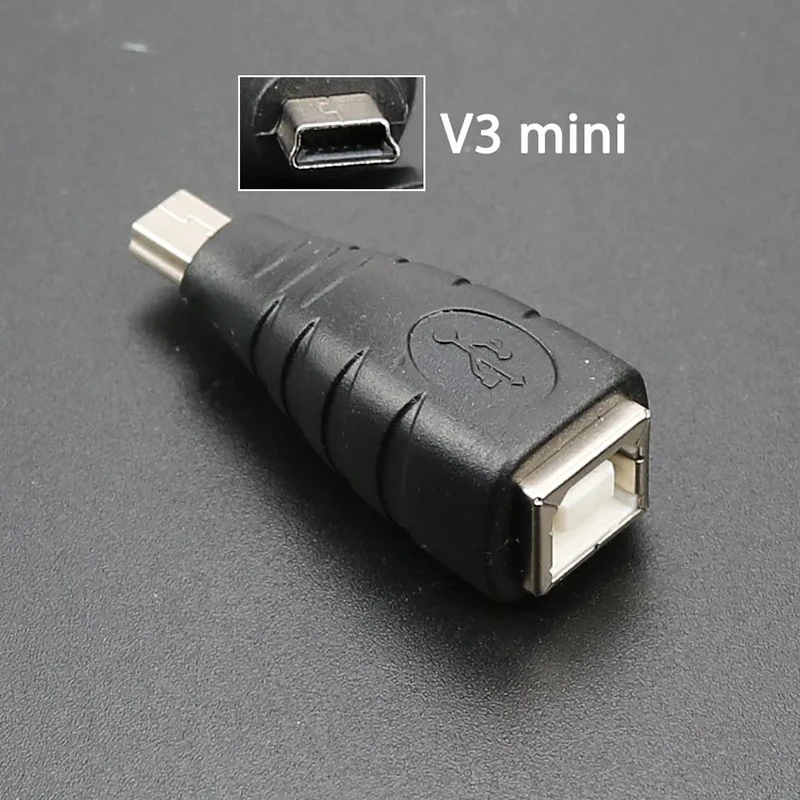 1PCS USB 2.0 Type A Female to B Male Adaptor Connector For USB Printer Square Of the Public Transfer Joint