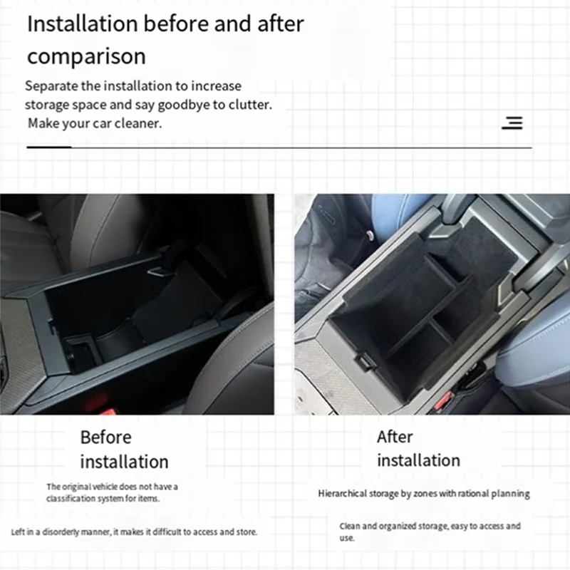 مسند الذراع المركزي صندوق تخزين درج منظم لسيارات BMW X3 2025 صندوق تخزين متدفق الملحقات الداخلية #6