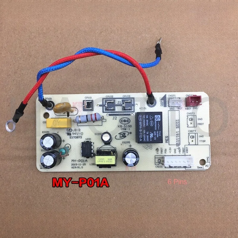 Suitable For Midea Electric Pressure Cooker Power Supply Board MY-P01A Main Board QC50A5/CS5029P/CS5035 Circuit Board 6 Pins 202
