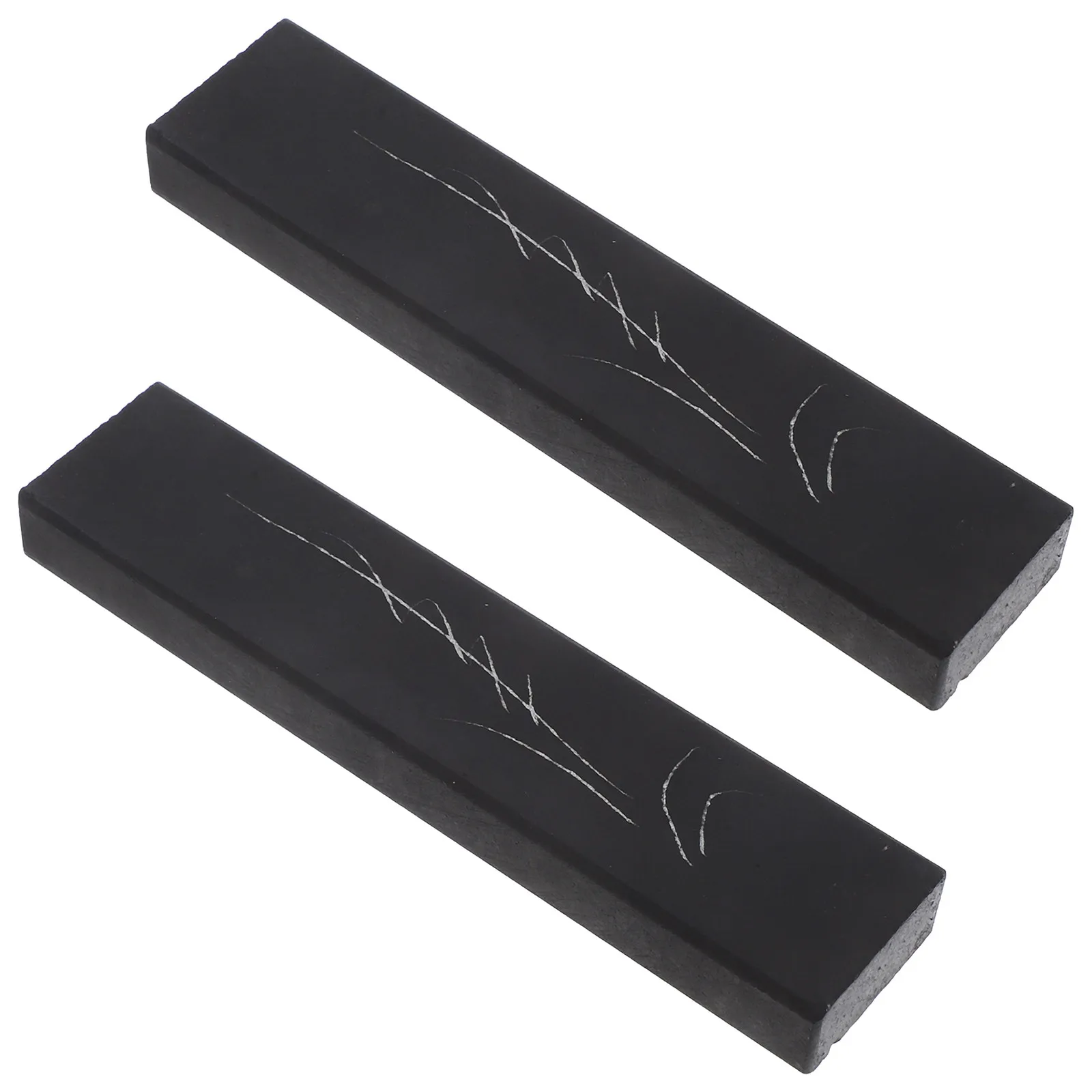 

2Pcs Calligraphy Stone Paperweight Letterweight Desktop Stationery Office Study Decoration Chinese Calligraphy Letterweight