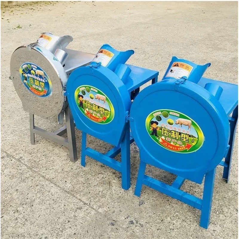 

Agriculture Electric Motor New Design Farm Mini Hay Chaff Cutter Straw Chopper Machine For Poultry Feed Processing