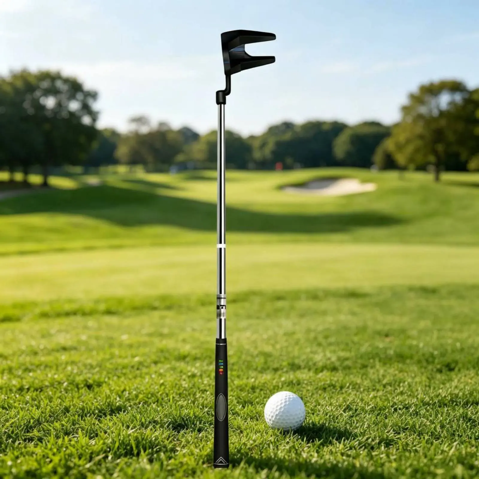 

Putter Stainless Steel Shaft Blade Putter Golf Putting Club Zinc Alloy Head Sports Gear Easy to Use for Beginners, Practice