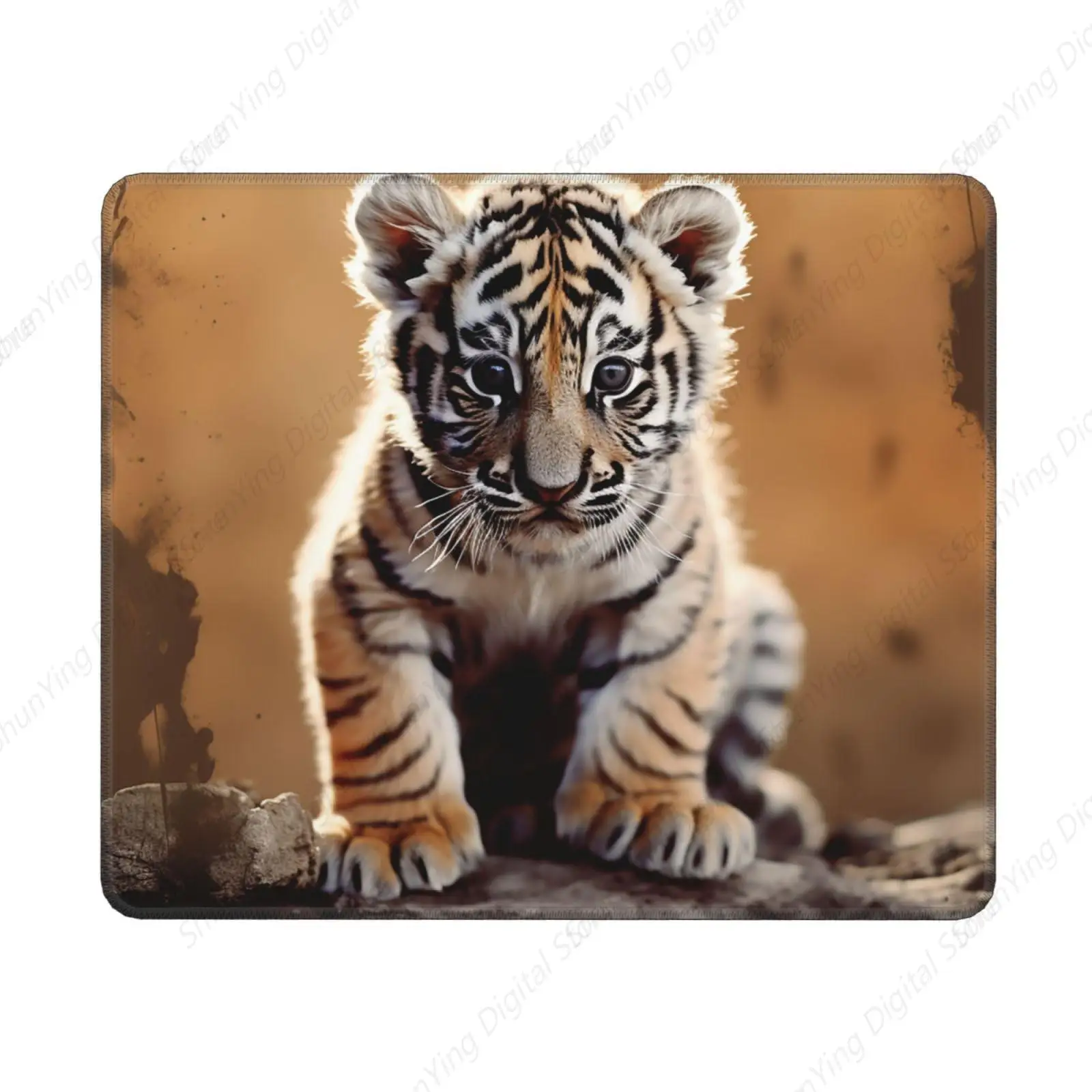 

Anti Slip Mouse Pad With Rubber Cute Tiger Print Mouse Pad For Office Decoration Used For Gaming Work And Computer