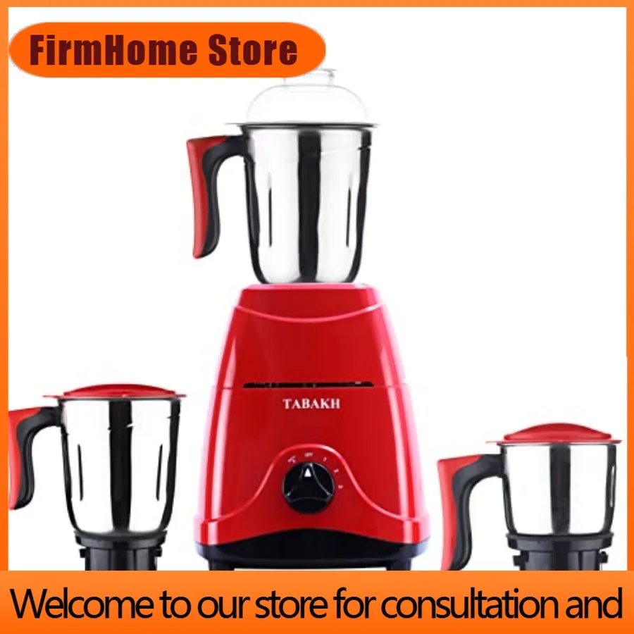 FirmHome StoreTabakh Prime Indian Mixer Grinder 650 Watts 110-Volts For Kitchen Use Stainless Steel Black With High-Speed Blendi