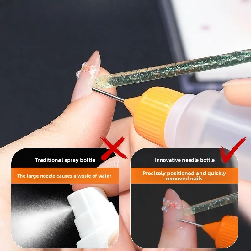 1/3/5 szt. 5ml-100ml Plastikowe Przezroczyste Butelki z Igłą do Kleju Puste Butelki z Kroplomierzem Precyzyjny Aplikator do Kleju DIY