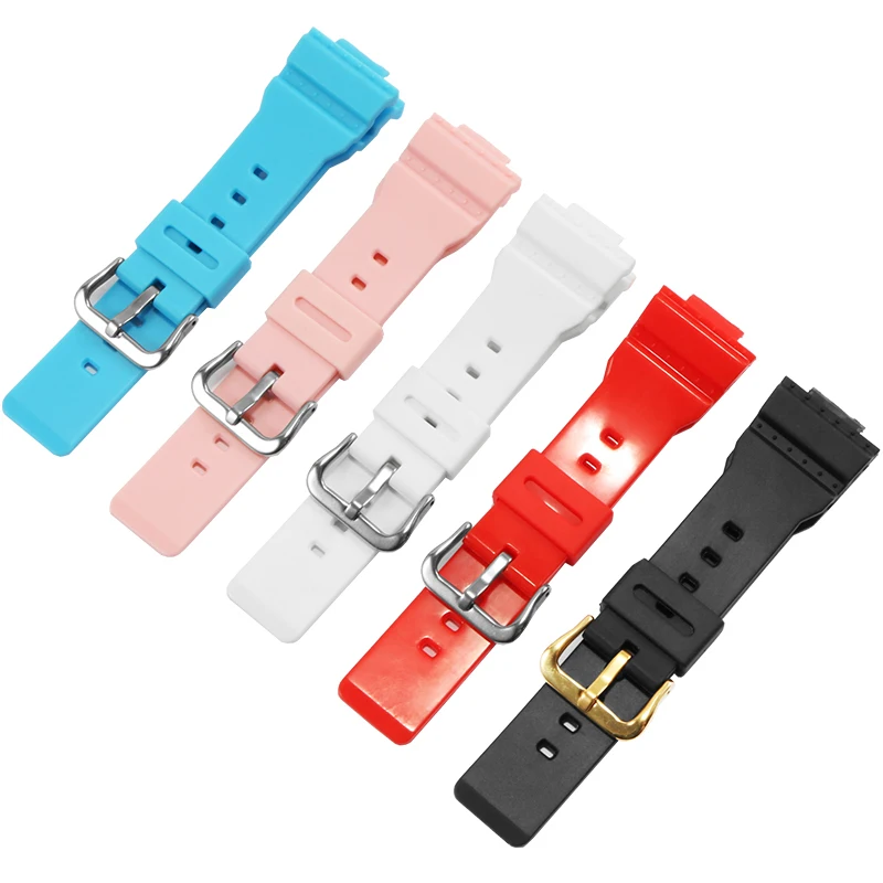 Replacement Watchband ADAPTS BABY-G Watch Band BA-110 112 100 130 Wristband 14mm Female Silicone Strap