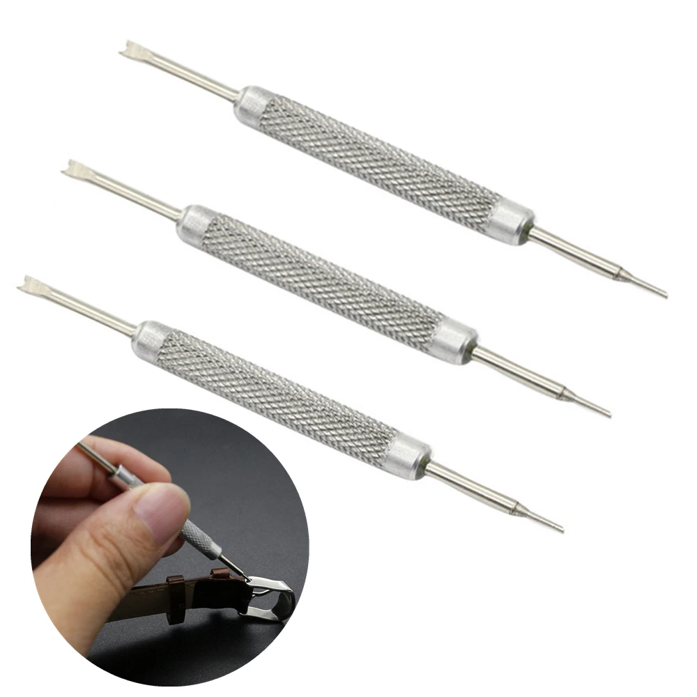 Metal Watch Band Repair Tools Stainless Steel Bracelet Watchband Opener Strap Replace Spring Bar Connecting Pin Remover Tool
