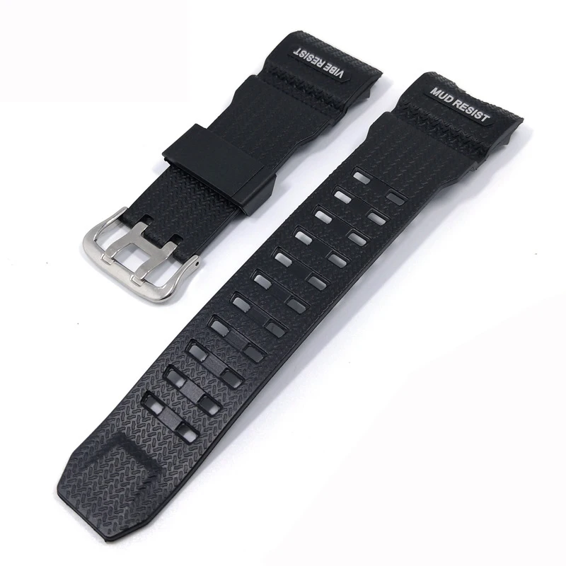 PU Silicone Rubber Watch Band Strap For Casio G Shock GWG-1000GB  watchband Replacement Black Waterproof belt watch Accessories