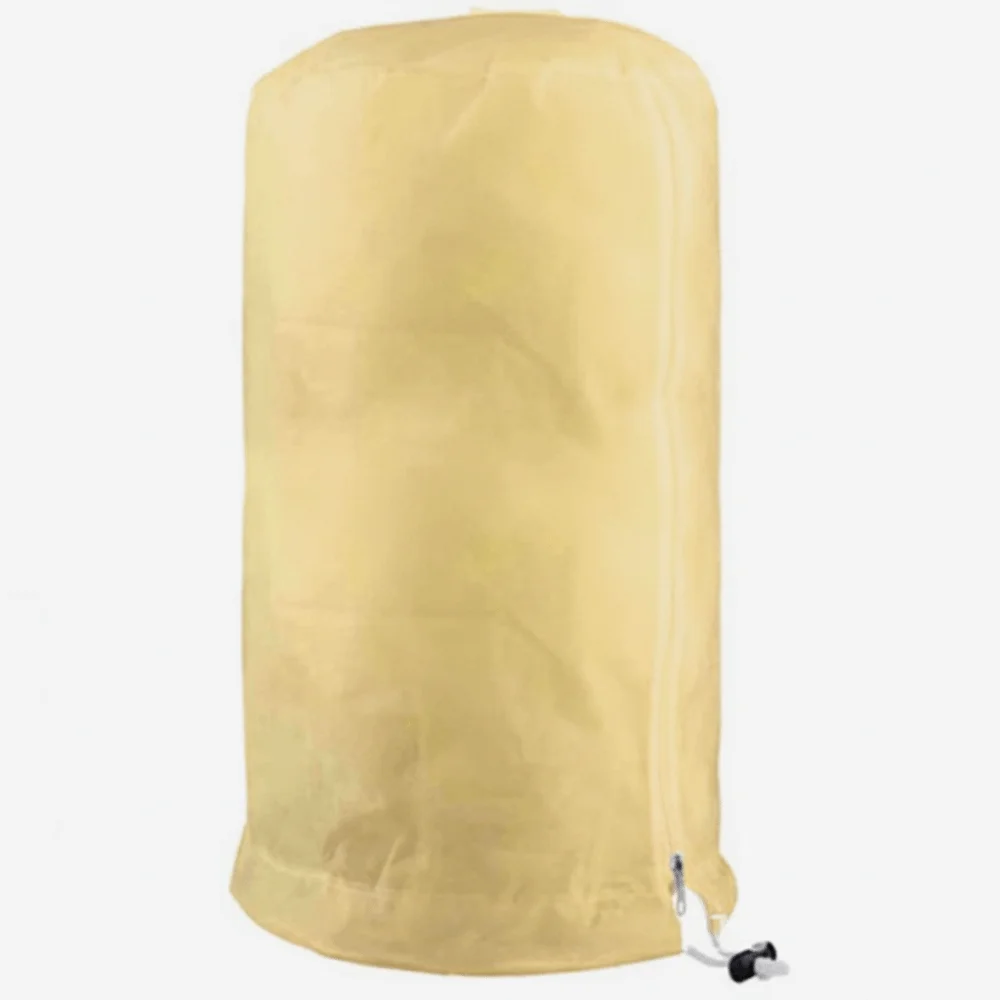 Non-Woven Fabric Plant Cover Extra Thick Drawstring Closure Garden Plant Protection Net Breathable Zipper Closure