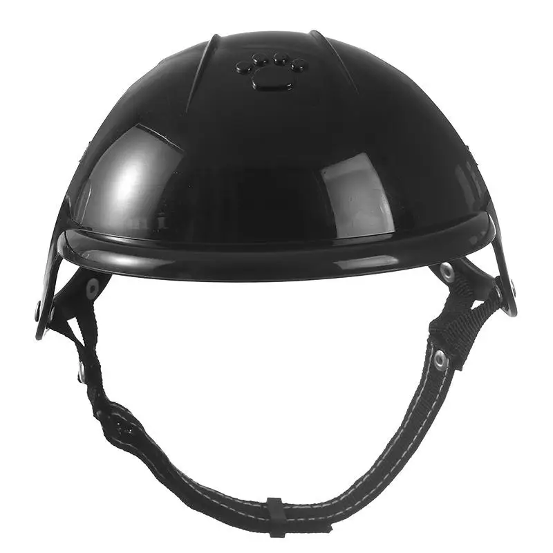㈃Stylish Pink Black Pet Helmet Dog Cat Motorcycle Safety Helmet Pet Dog Motorcycle Sports Outdoor Pet Accessories Headwear - view 5