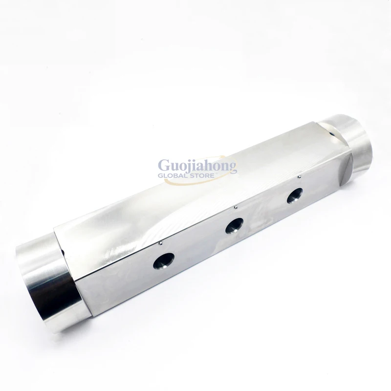 Waterjet Cutting Head 301351 Pressure Manifold Block Assy W / Port Adapters for Water Jet Intensifier Pump