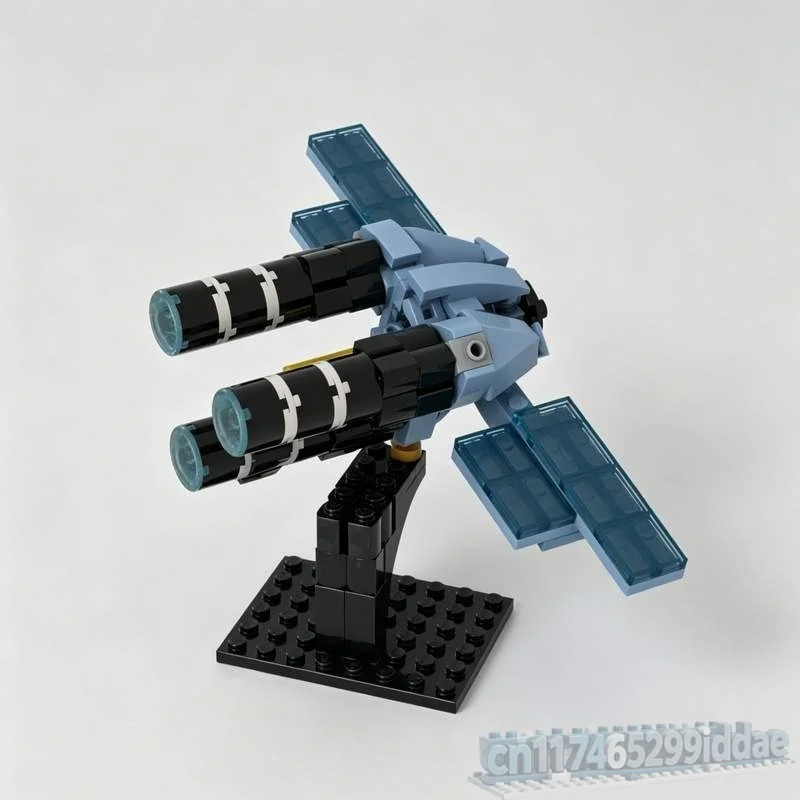 118PCS Space Exploration Spacecraft MOC Model Building Blocks Brick Spaceship DIY Assembly Creative Toy Gift Collection Display