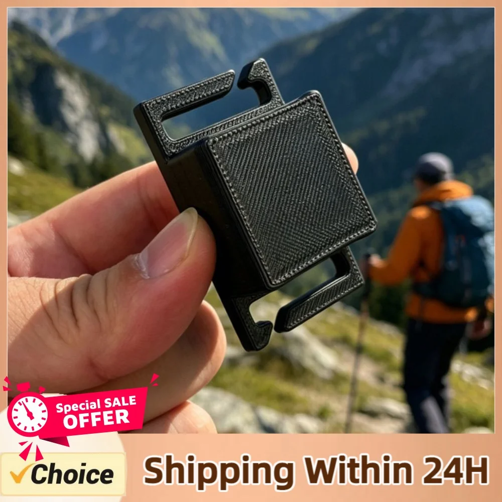 Radio Holder for Backpack Anti Slip Outdoor Walkie Talkie Mount Universal Walkie Talkie Clip for EDC Techwear Backpack Accessory
