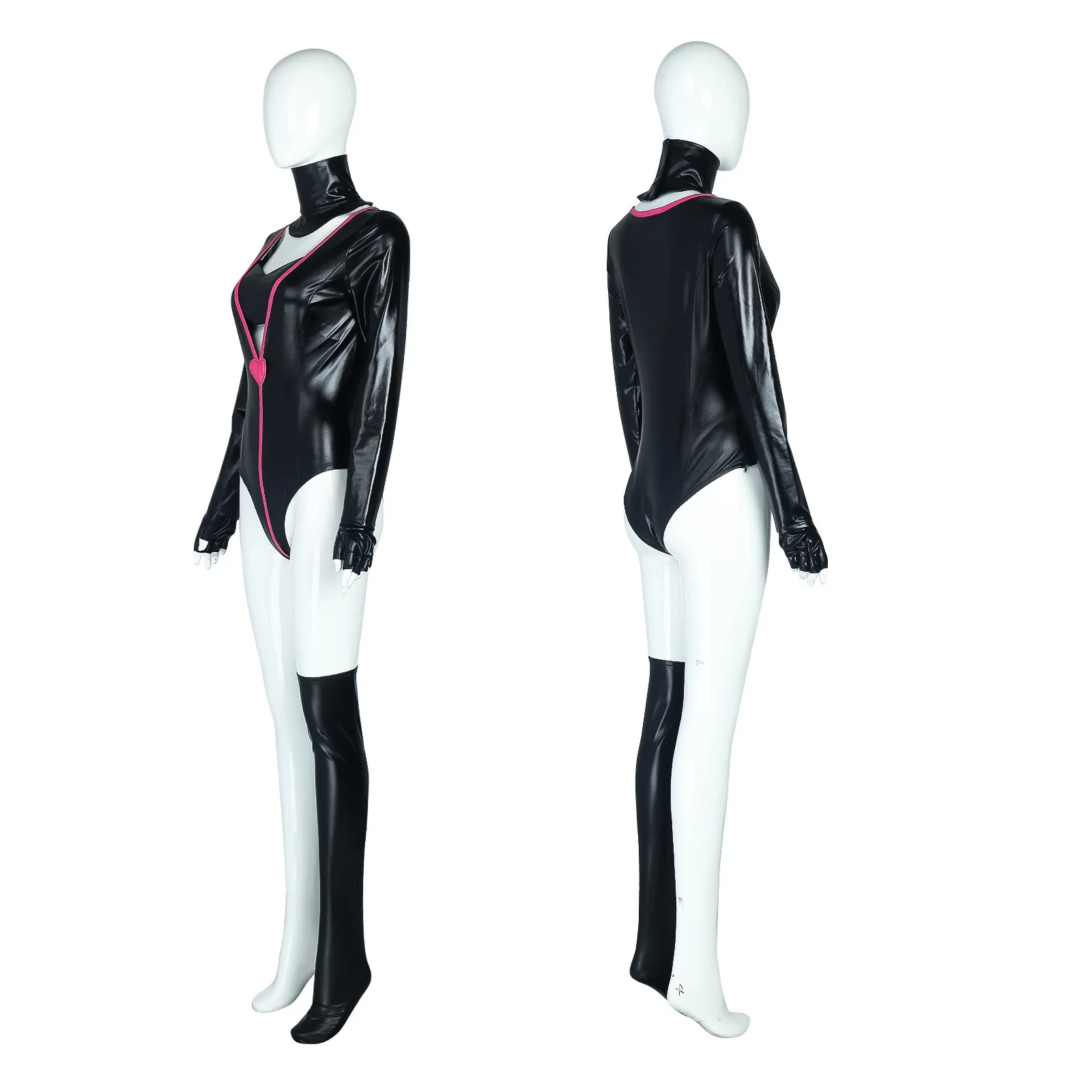 Anime Hazbin Hotel Cosplay Dancing Costume Spider AD Suit Black Sexy Uniform Unisex Jumpsuit Halloween Party