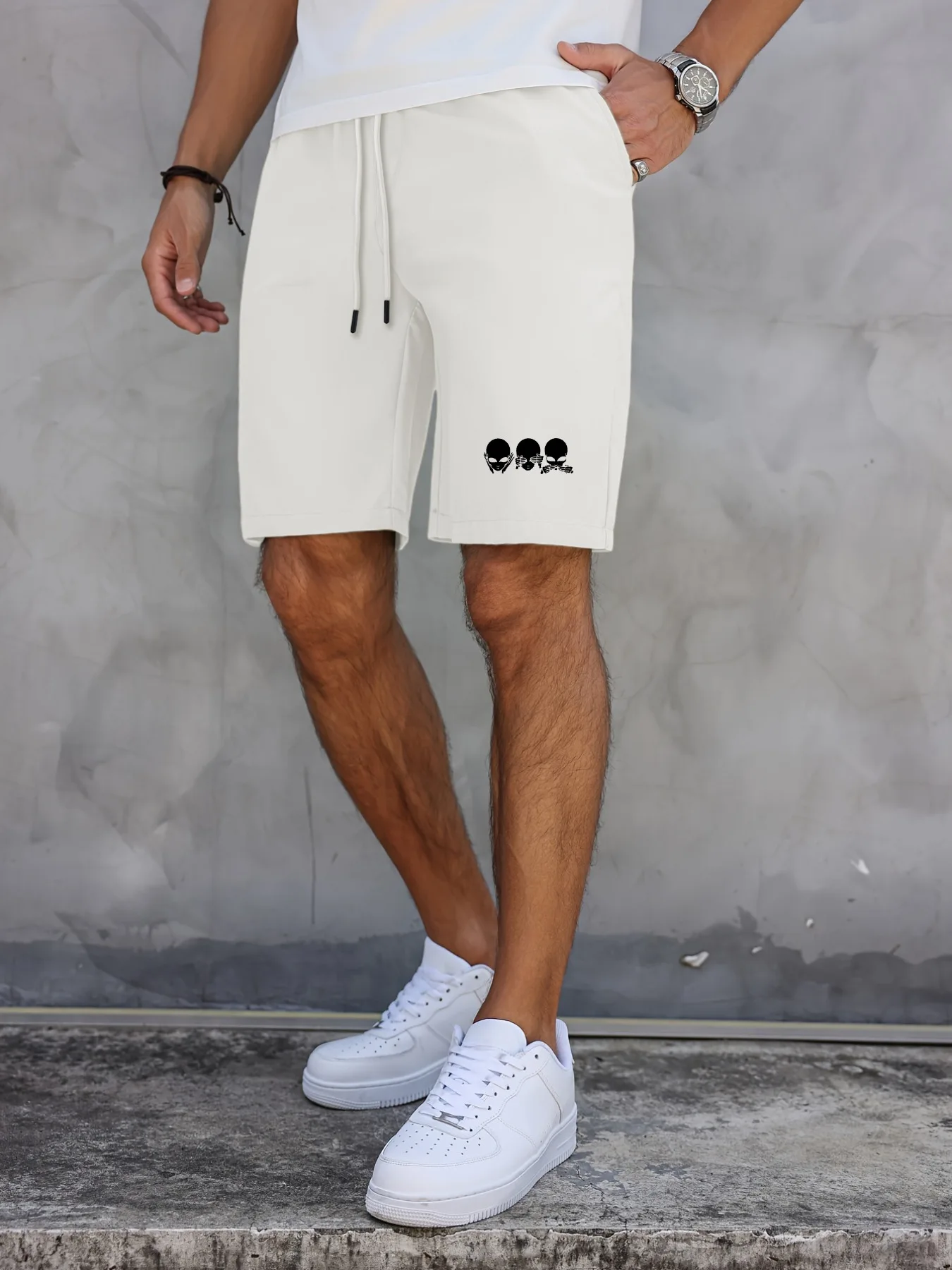 

Повседневные шорты мужские летние 100% хлопок американский флаг графический эластичный шнурок на талии мягкие дышащие прочные короткие брюки